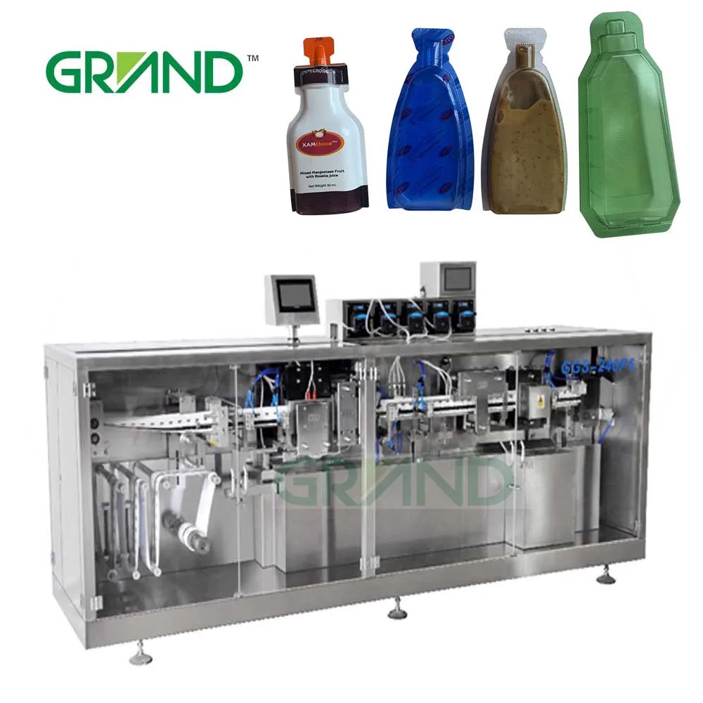 Мини-пакет для ингредиентов, пластиковая бутылка, уксус, лимонный сок, оливковое масло, упаковочная машина