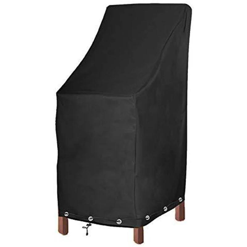 High quality Heavy Duty  Waterproof Stackable Outdoor Bar  Patio Chair covers chair office chair cover