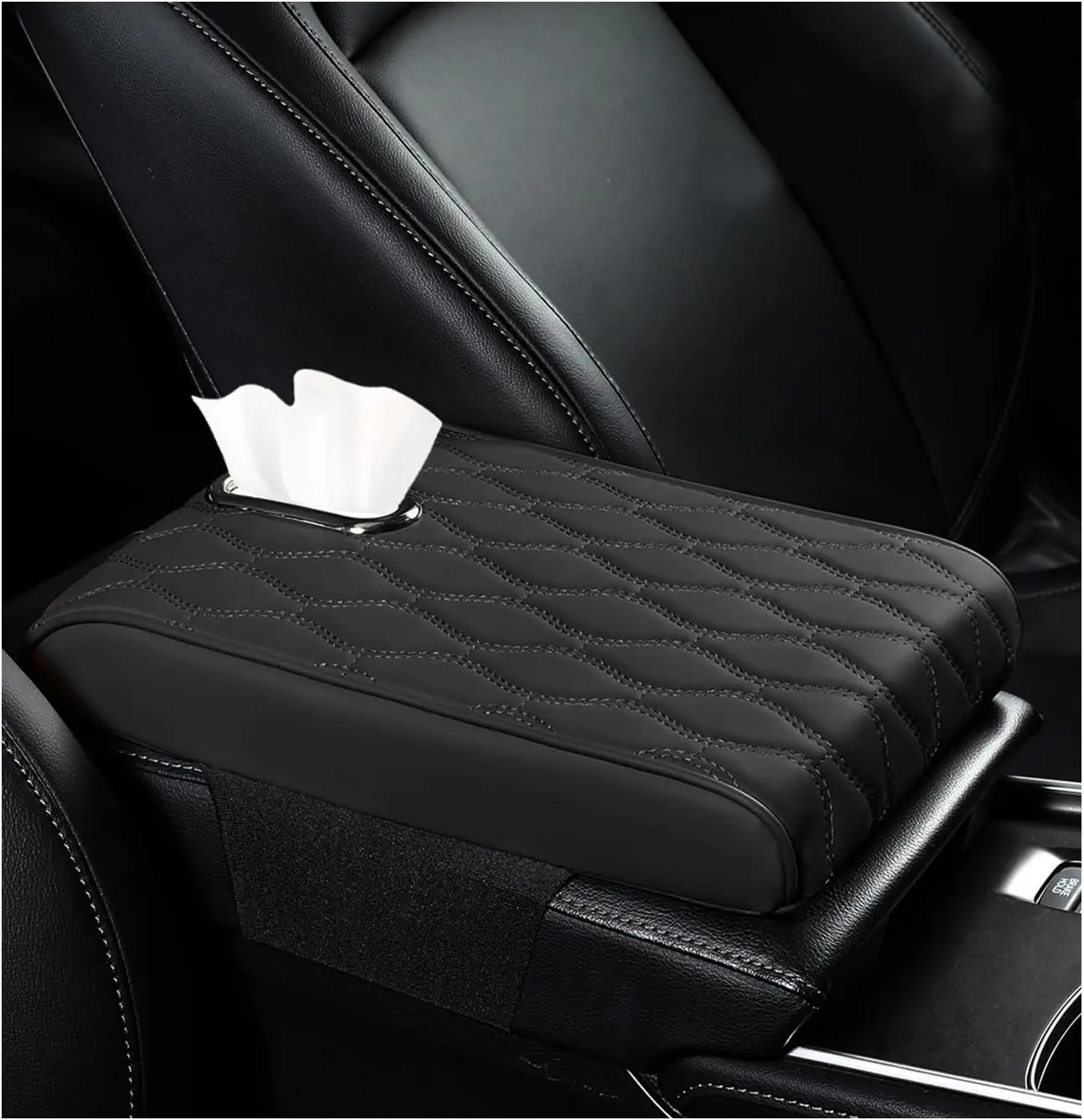 Car Tissue Box Car Sun Visor Tissue Boxes Sets Holder Auto Interior Storage Decoration Interior Car Accessories Custom Logo
