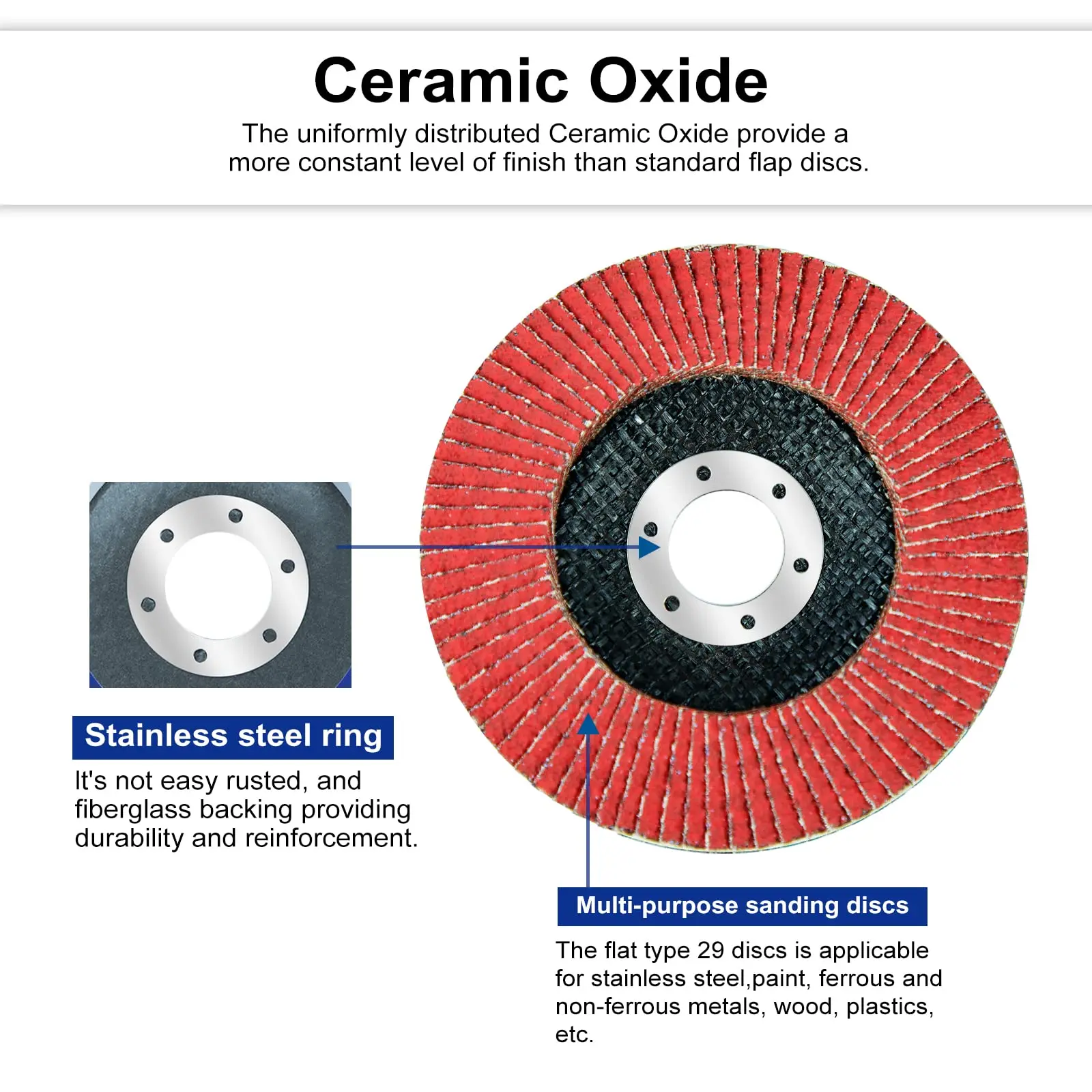 SALI new arrived 4.5 inch abrasive polishing wheel wholesale ceramic alumina flap disc