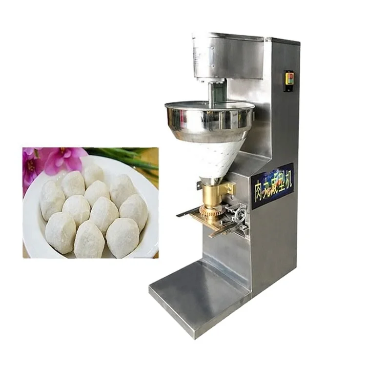 Commercial Fully Automatic Beef Meatball Forming Machine for Restaurants New Condition with PLC Components