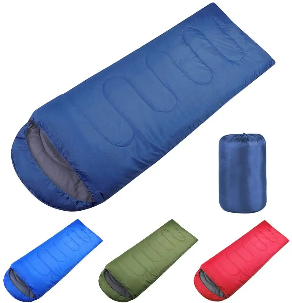 Low price 170t Polyester Lightweight 3 Season Weather Waterproof Travel Sleeping Bag