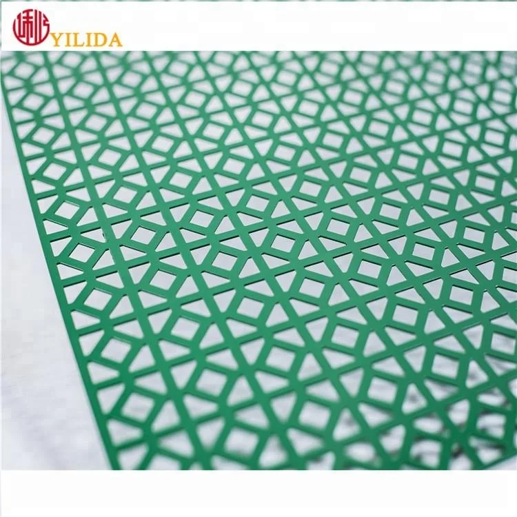 PVDF Coated Aluminum Perforated Metal Mesh for Curtain the Wall