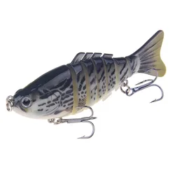 1PCS 10cm 16g New Minnow Fishing Lure Bass Artificial Hard Fishing Bait Crankbait Wobblers 3D Eyes Trolling Treble Hook Fishing