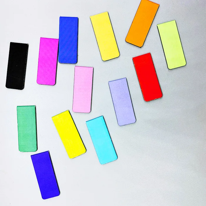 custom logo magnetic bookmark blank sublimation paper book mark