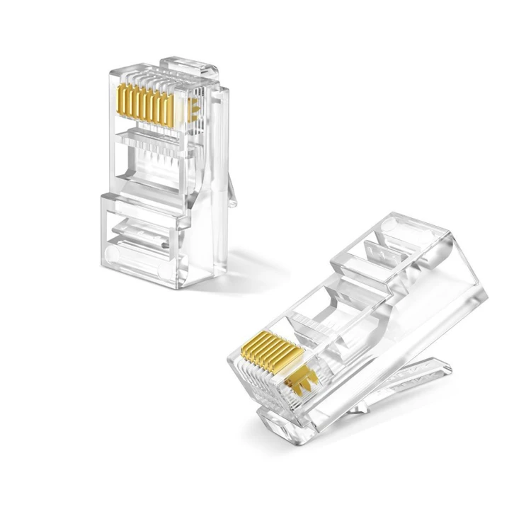 Сетевой кабель 15u разъем RJ45 8P8C мужской медный UTP Lan Cat6 неэкранированный позолоченный Ethernet Rj45 Модульный