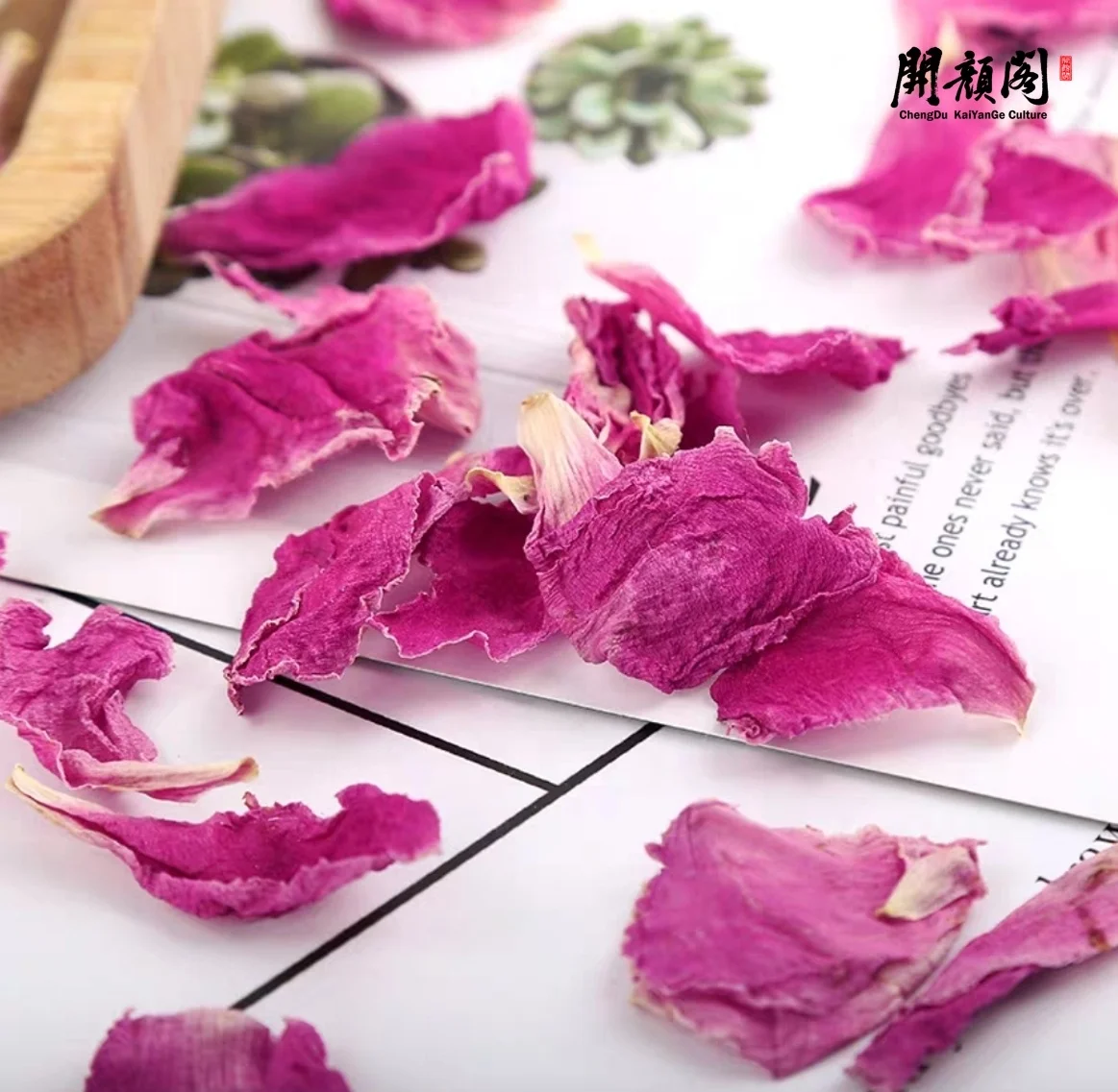 KAIYANGE OEM Factory Supply Good Quality Hot Selling Mu Dan China Blooming Dried Pink Peony Fragrant Flower Petals  Herbal Tea