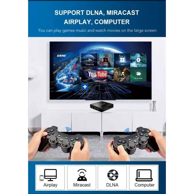 M8PRO мини-игровая приставка с двойной системой 8K HD Аркада PSP N64 семейный телевизионный Мини Игровой Автомат PS2 ручка классическая X2 игровая консоль ТВ