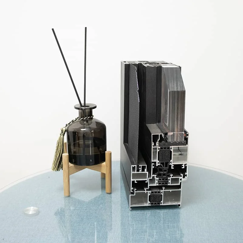 Sound proof aluminum tempered glass windows thermal break laminated glass casement aluminum windows