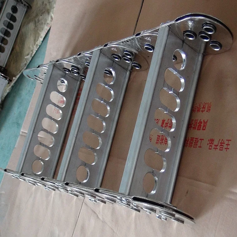 Hengtai Industrial Flexible Aluminum Cable Chains Cable Drag Chain Towline Metal Chain For Cnc Machine