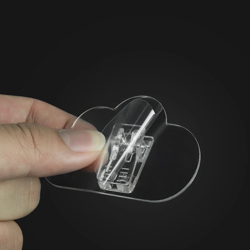 2024 New Products Novelty Hooks with Paper Clip Adhesive Plastic Clip Hooks