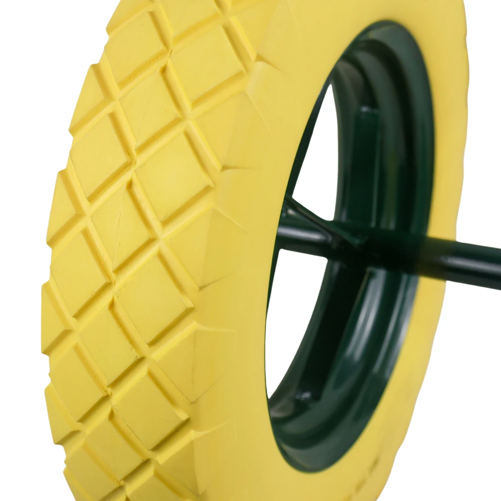 Oem 8 Inch 10 Inch 13 inch 14 inch 16 Inch Wheelbarrow Pu Foam Puncture Proof Solid Wheel