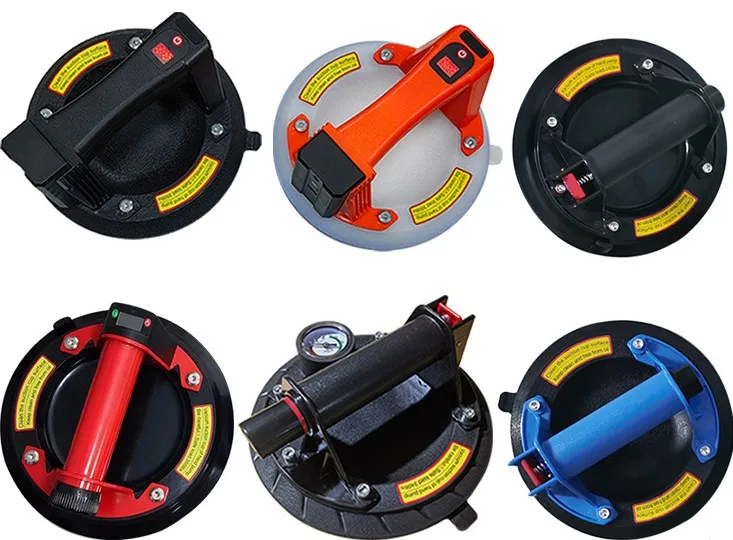 Vacuum Glass Electric Pump Type Powerful Suction Cups Flat Aluminum Holder Vacuum Manual for Cars Cnc