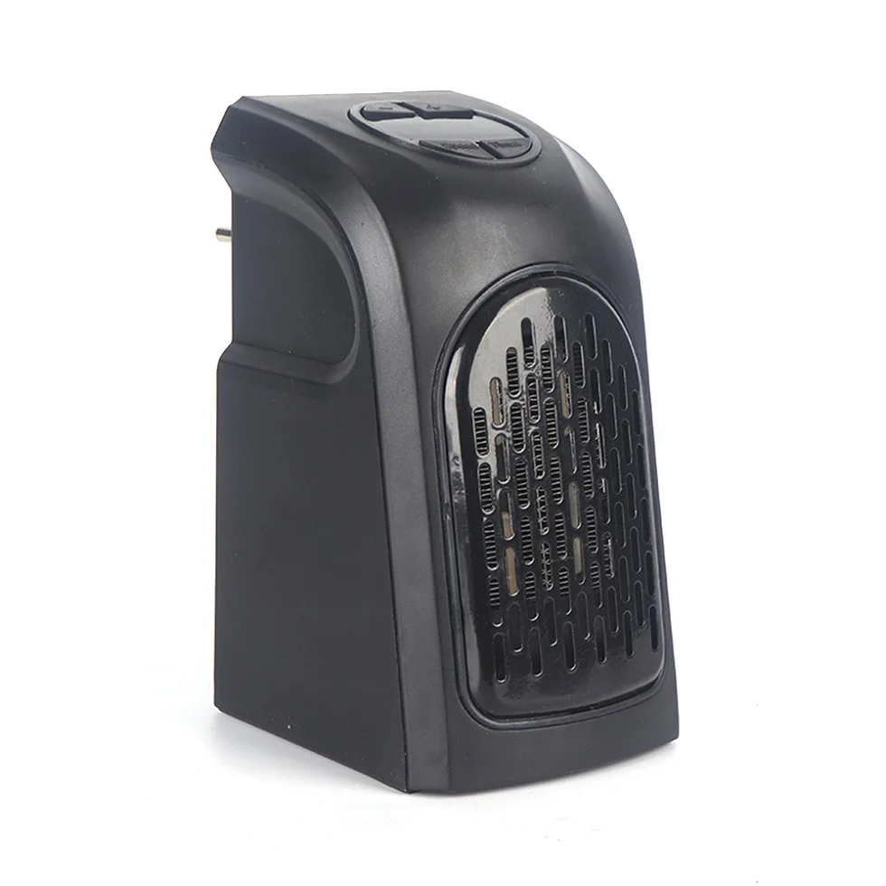 Modern Simplicity Black Plastic Portable Heater Fan Auto Heater Fan