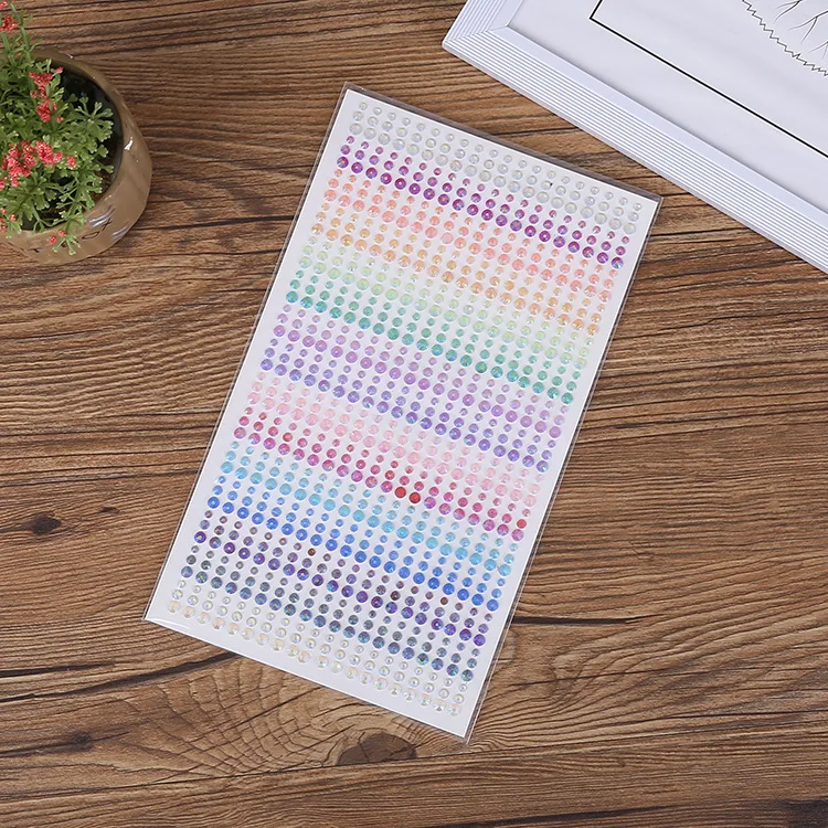 Ювелирные наклейки для глаз цветной макияж акриловая наклейка «сделай сам» бровей тату-наклейка