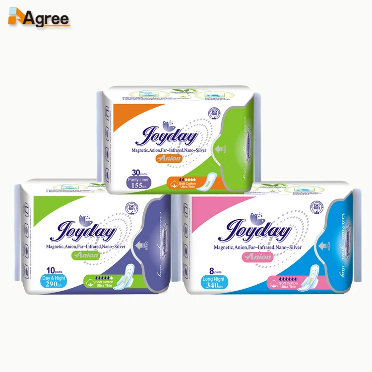Free Sample Female Disposable Ultra Thin Pads Natural  Sanitary Napkin