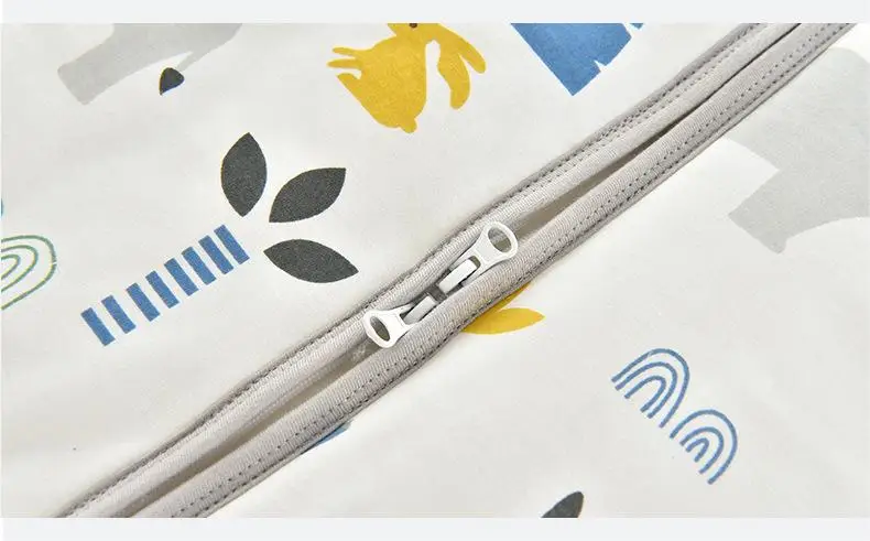 Baby Sleep Sack 6-12 Months 3 Pack 100% Cotton Lightweight 0.5 TOG Wearable Blanket Baby Sleep Bag with 2-Way Zipper for Newborn