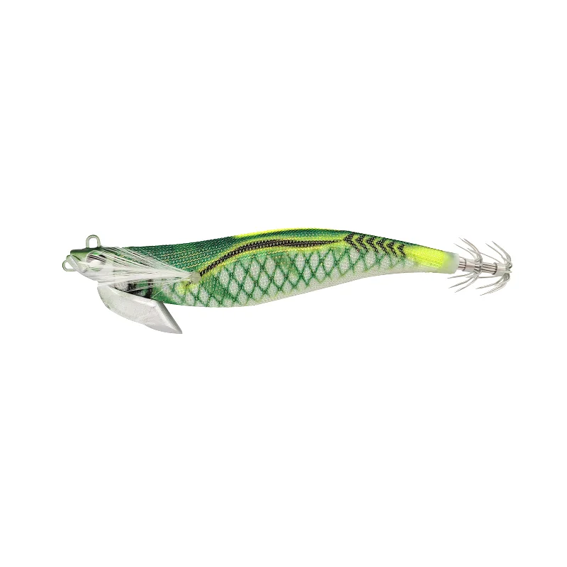 
Luminous Squid Jig Fishing Lures multicoloured Shrimp Wood Shrimp 