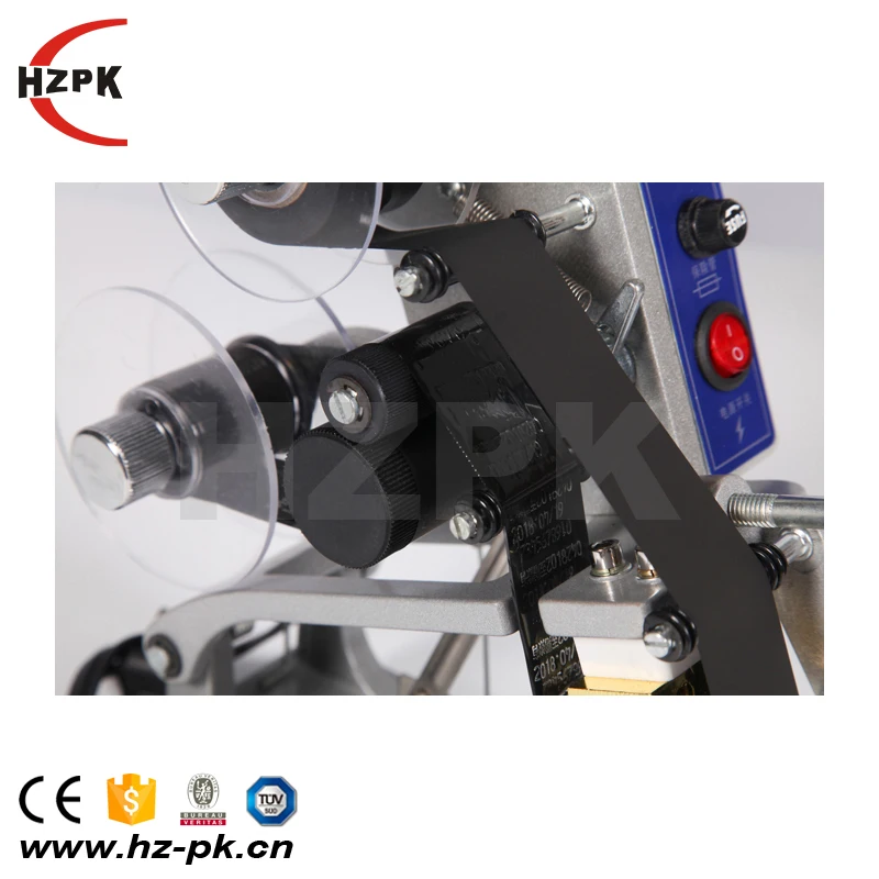 HZPK DY-8 Printing dates Thermal ribbon coding machine Thermal manual sensor coder machine