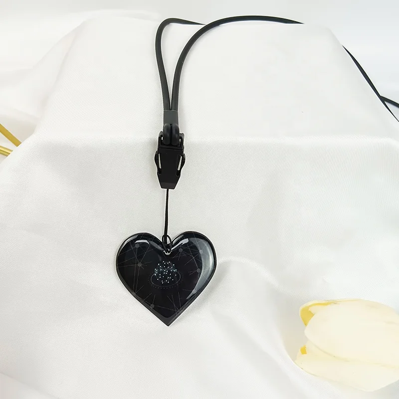 Terahertz heart shape quantum card tarjeta cuantica new me card para la salud quantum bio energy card for health care