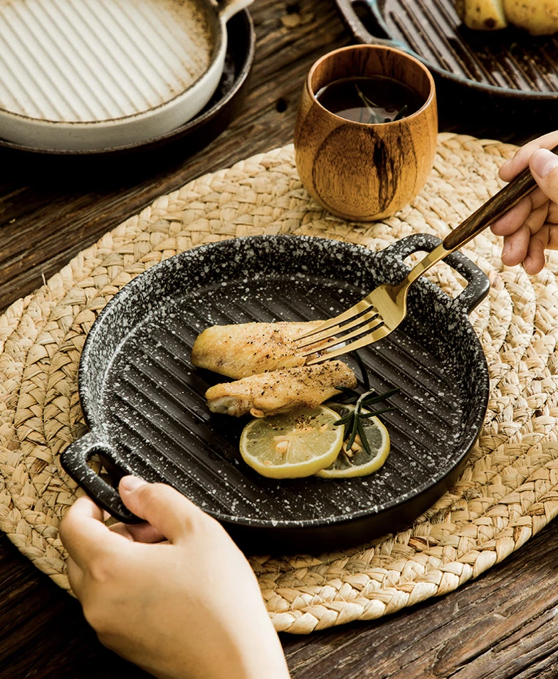 Amazon best seller Hard Anodized Healthy Ceramic Nonstick Grill Pan Induction Dishwasher Safe Oven Safe for cooking