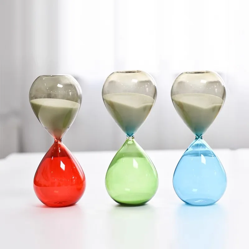 Custom Sand Timer Unique  60 Minutes Hourglass Hour Glass heart shaped hourglass