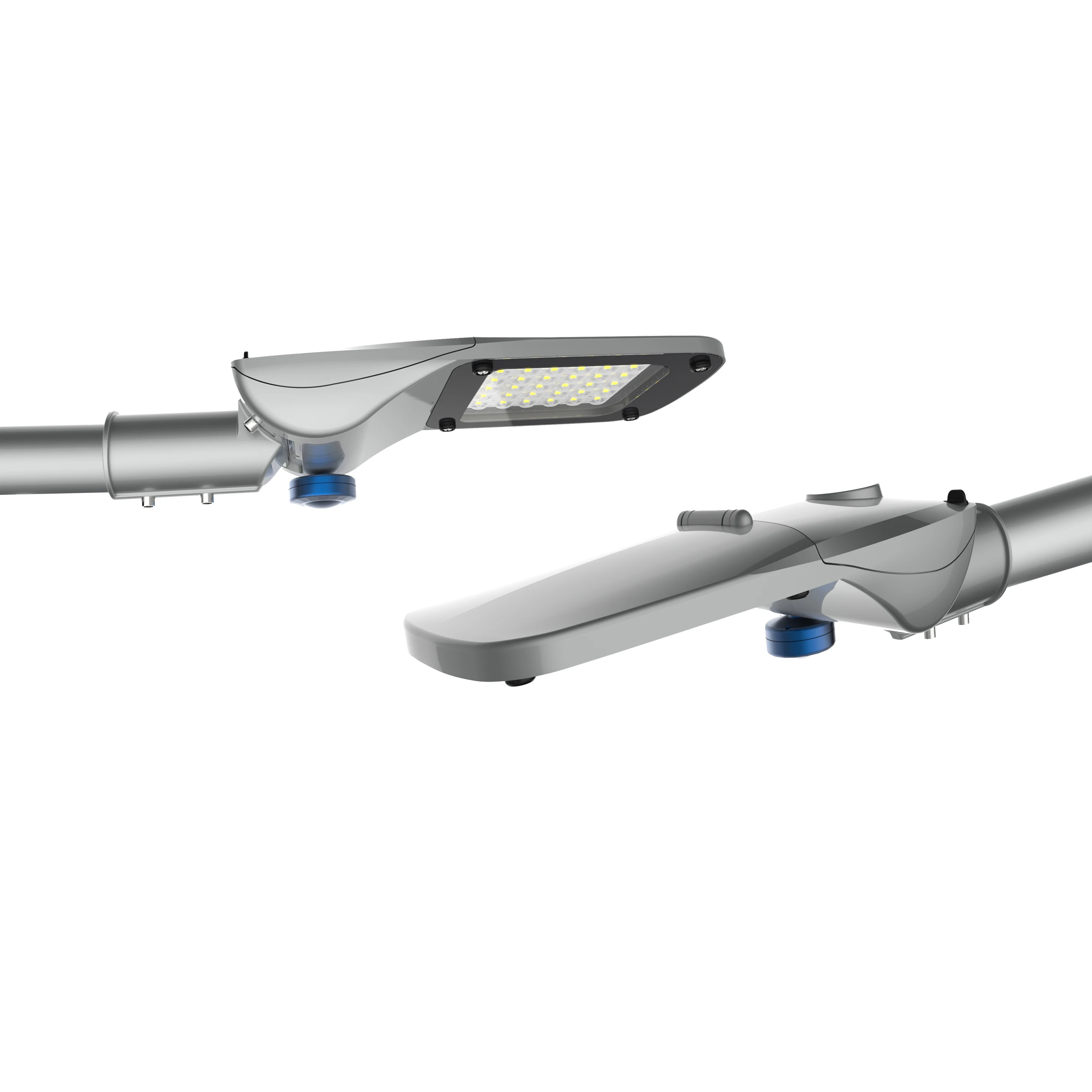 10KV IP65 15000lm 100w Rotatable Slim LED Shoebox Street Light Easy Simple Outdoor 6 Optional Mounting Ways ROHS Certified