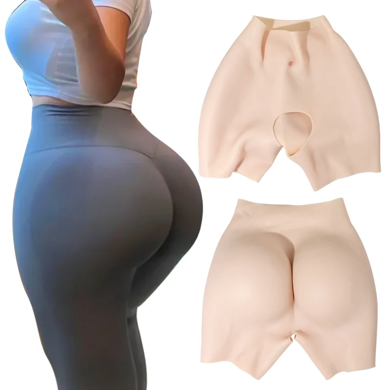 ONEFENG Silicone Sexy Buttocks Enhancement Silicone Hip Pants for African Women Open Shift Pants Full Buttocks Cosplay