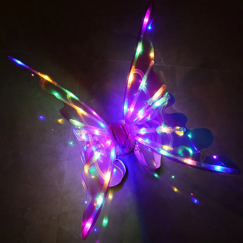 LED elf butterfly wings toys music electric butterfly wings