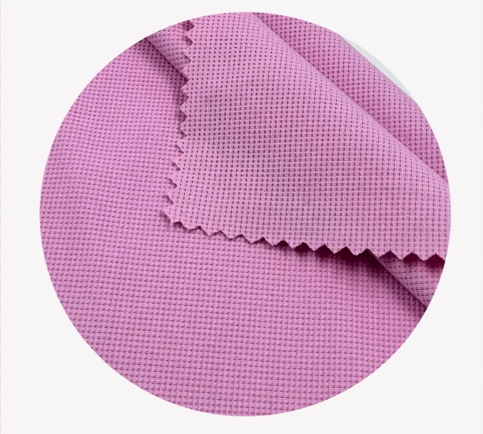 Waffle 83% Nylon 17% Spandex high-quality smooth skin-friendly soft touch comfortable fabric