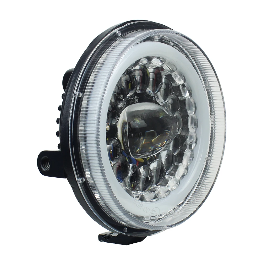 ECE Approval 4.7 inch LED Round Headlight Compatible For Vespa 2000W Electric Scooter Motorcycle