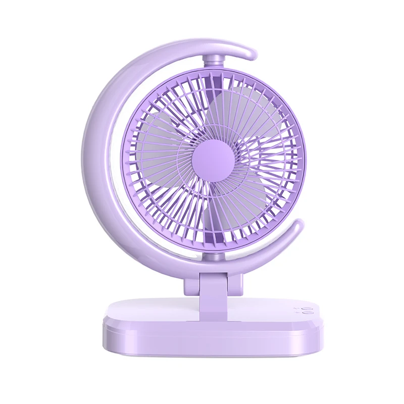 Mini USB Electric Fan Table-Top Portable Air Circulating Fan with Solar/Battery Power Source Office Home Car Outdoor Use