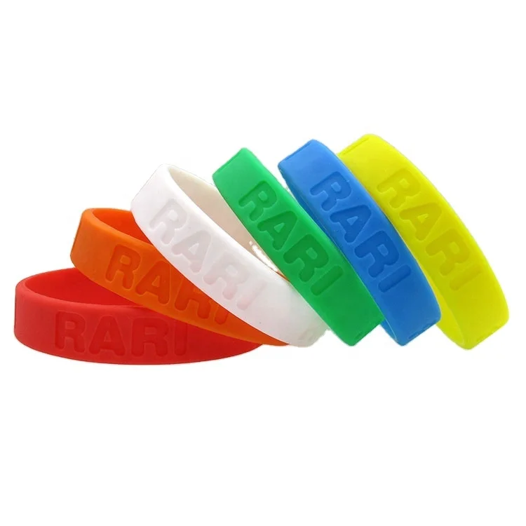 OEM cheap rubber wristband silicone bracelet waterpoof wristband customized debossed logo ID band silicon Wristbands