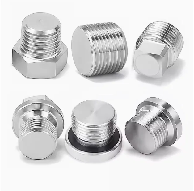 M8M10G1/8G1/4G1/2 Inch 304 Stainless Steel Hexagon Socket Plug Oil Plug Seal