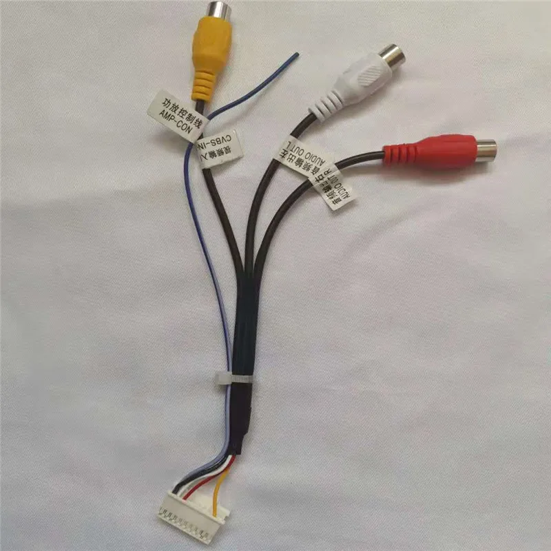 
20pin RCA Audio line video input refitted power amplifier subwoofer for Android navigation 