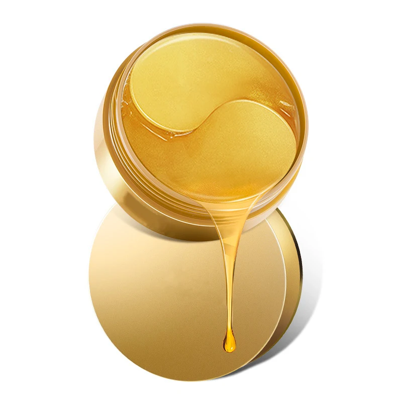 oem odm 24k gold collagen under eye patches hydrogel eye mask korean reduce dark circles crystal collagen eye mask
