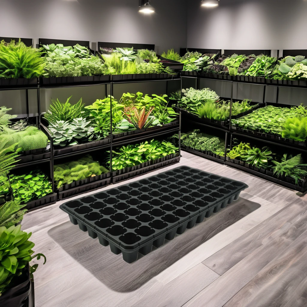 2024 Factory Customization Vegetables Plastic Plant Tomato Vegetable Growing Seedlings Trays