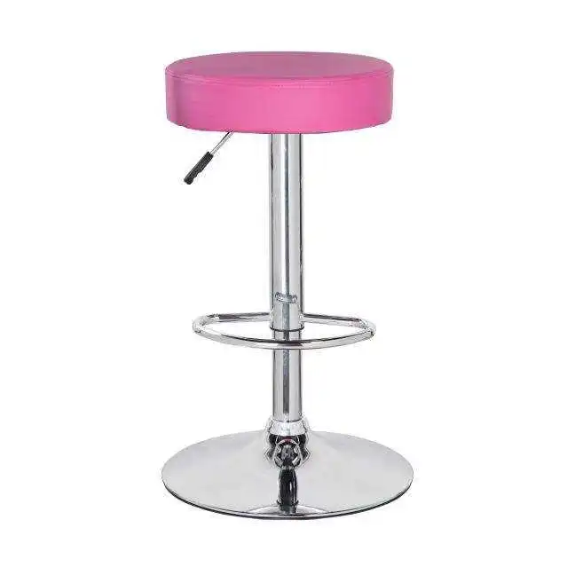 Hot Sell Modern Style Adjustable Kitchen Chair Metal Dining Swivel Bar Chair