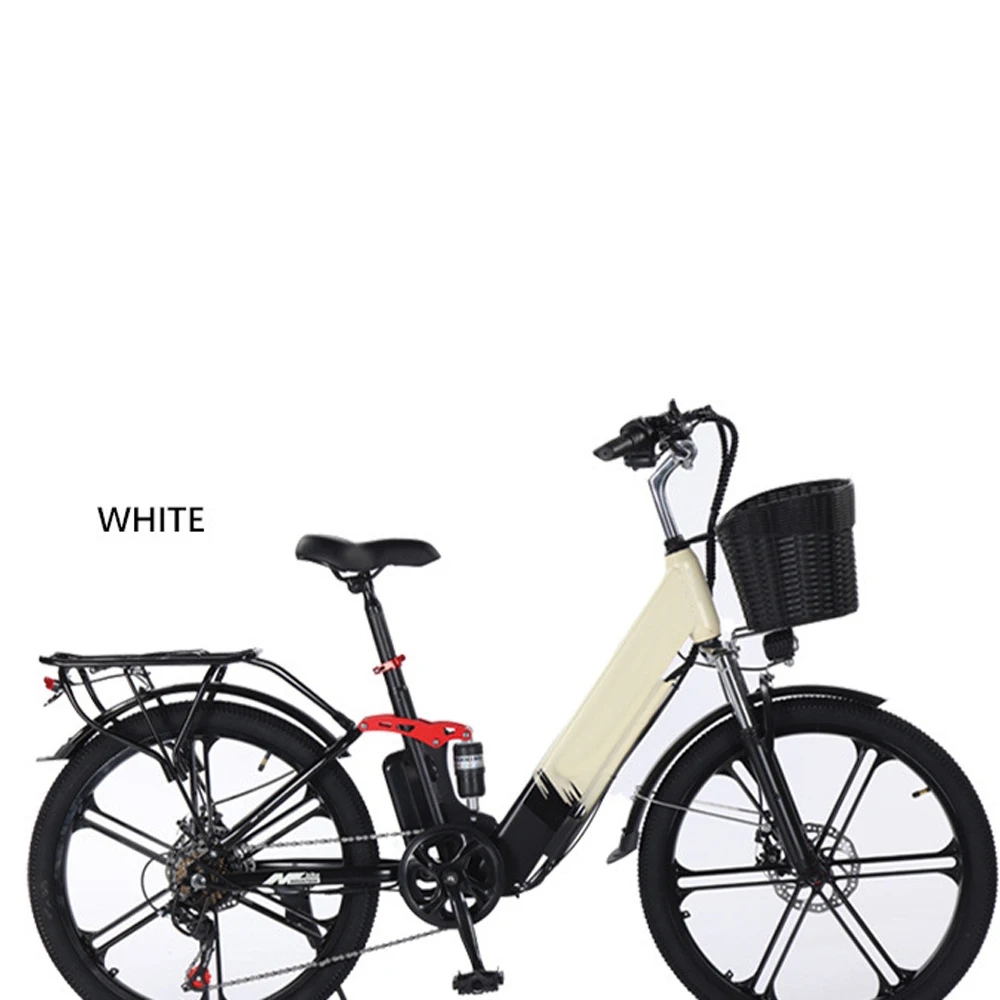 Stock 10ah 20ah Lithium Battery 25km/h Electric Bike Adult Electric Cycle Electric City Bike