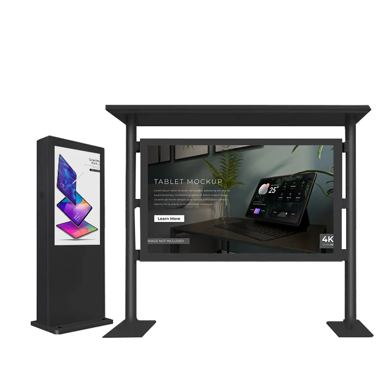 High Brightness Waterproof Lightning Protection Anti-Theft Multimedia Lcd Display Digital Signage Outdoor Advertising Machine
