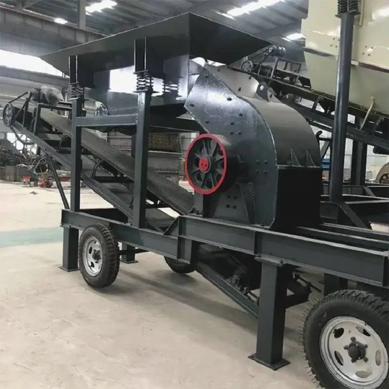 Hot Sale Low Price Gravel Gold Ore Quarry Sand Making Machine Mobile Hammer Crusher