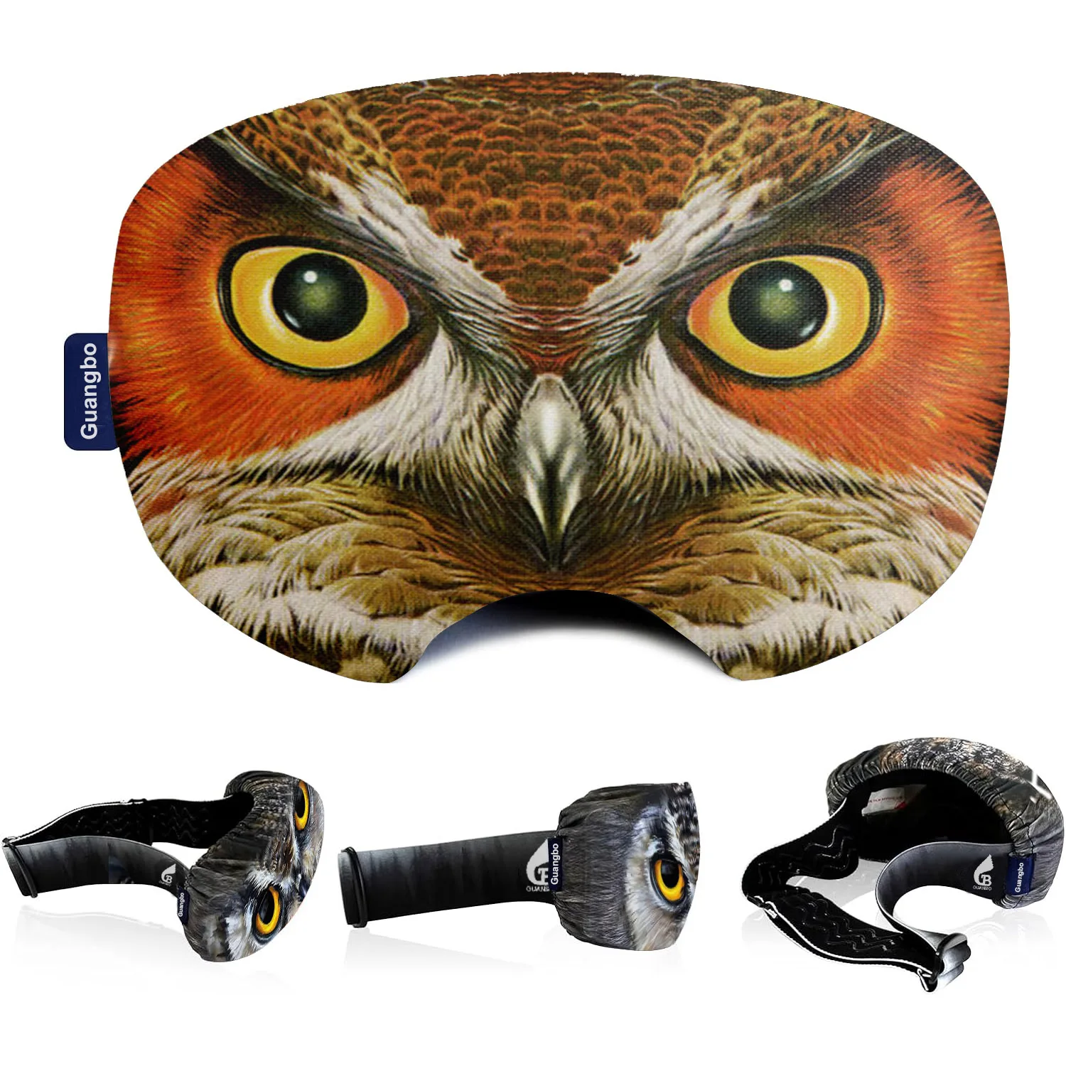 Custom Spandex Cover Skiglasses Ski Goggle Covers Recycled Material Rpet Microfiber Protective For Ski Goggles