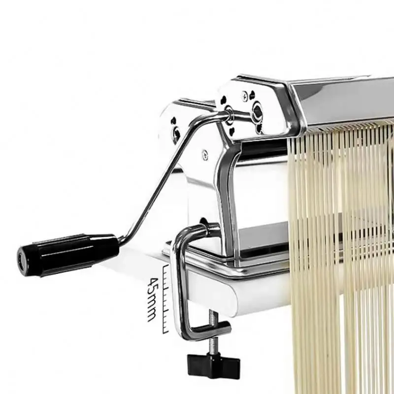 WONDERFUL High Quality Pasta Maker Machine Stainless Steel Pasta Roller Machine Manual Stainless Noodle Maker Machine