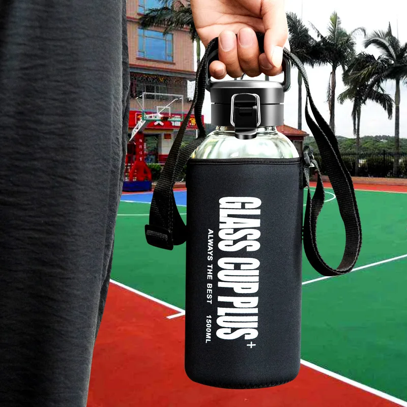(Sample available) 2000 ml super capacity gym muscle kettle outdoor sports portable creative mountaineering pot with cover