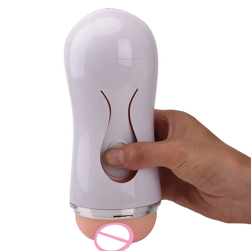 Realistic Textured Pocket Vagina Pussy Masturbation Cup Machine for Man Penis with 150 Degree Rotation