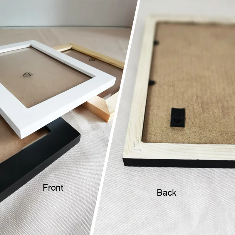 Classic Picture Natural Frames Wall Hanging With Plexiglass 9X13 10X15 13X18cm Pictures Decor Wood Photo