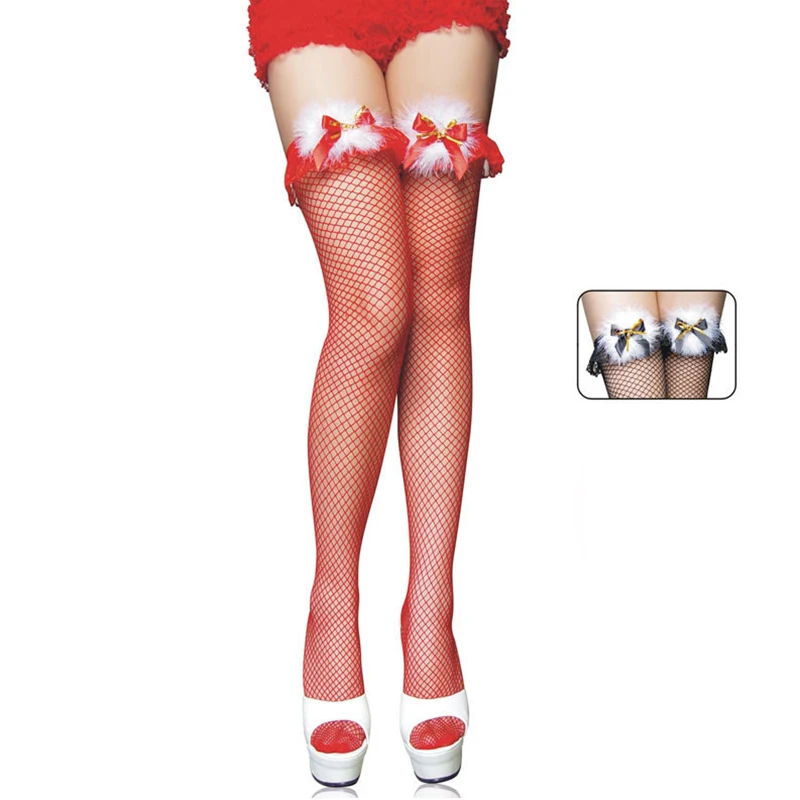 Christmas funky butterfly sexy long womens socks over knee 2022