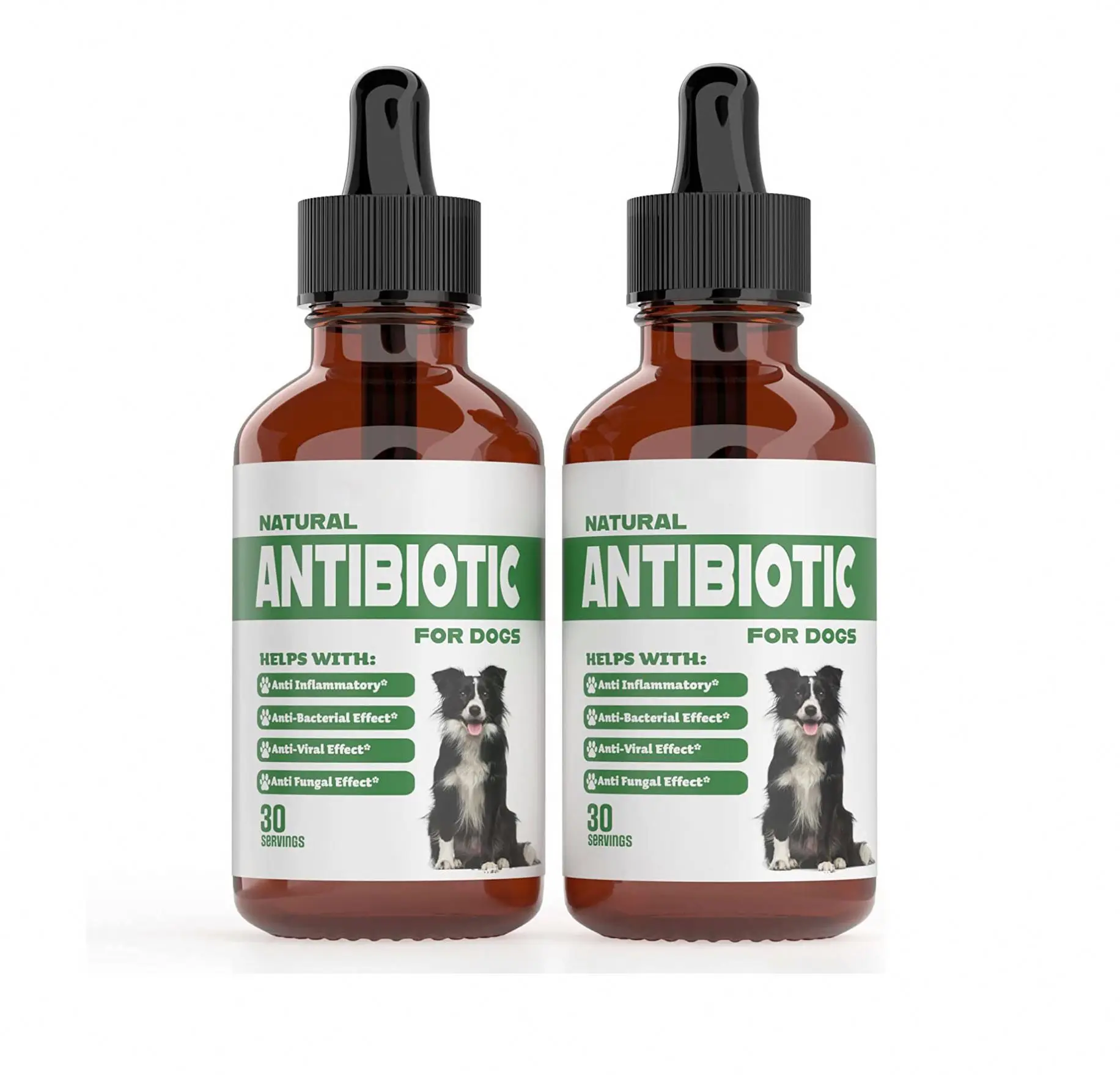 Natural Antibiotics Drops for Dogs Supports Allergy Bites Itch Relief Dog Antibiotic Liquid Drops ACV Garlic Goldenseal  Liquid