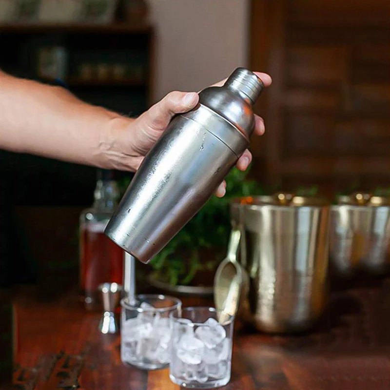 Wine Coctelera Batidora Boston Recipe Mixer Shaker Bartender Barware Kit Kitchen Bar Tools Stainless Steel Cocktail Shaker Set