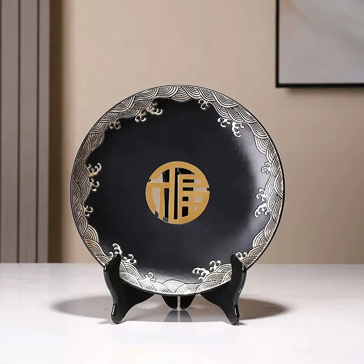 Luxury Joaquin geometric art decoration living room wine cabinet Modern model room open lattice bookshelf high sense decoration